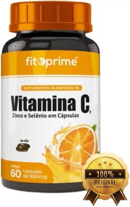 Vitamina C Zinco e Selênio 60 Cápsulas Softgel Fitoprime