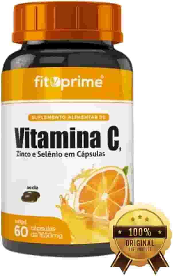 Vitamina C Zinco e Selênio 60 Cápsulas Softgel Fitoprime