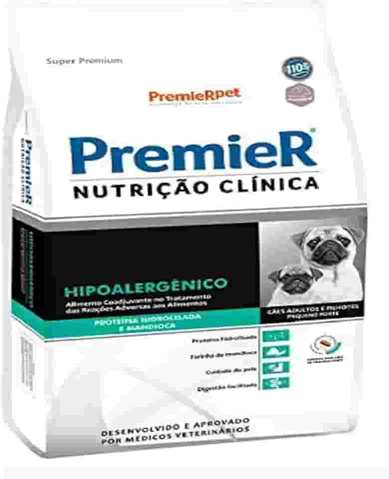 PremieR Pet Nutrição Clínica Ração Seca Hipoalergênica para Cães Adultos Porte Pequeno 2kg