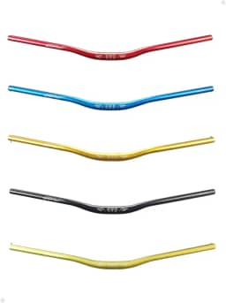 Guidão Mtb Bike 29 Alumínio 780mm 31.8mm Curvo Xc Cores (Preto)