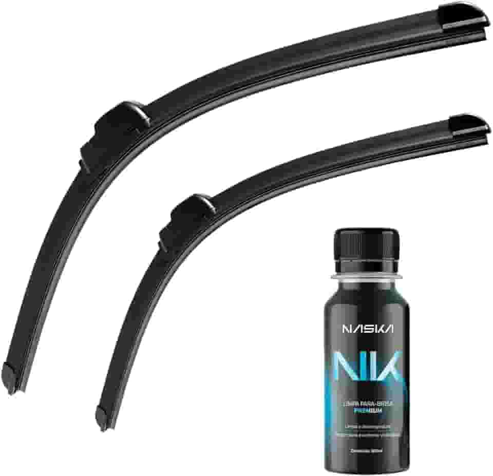 Palheta Limpador Silicone Gancho com Aditivo Naska Limpa Para-Brisa (Compatível com Rav4 2014 a 2024)