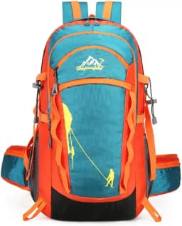 Mochila de Caminhada 40L, Mochila de Acampamento de Viagem à prova d'água, Mochila com Vários Compartimentos, para Trekking Mochila de Viagem Grande para Masculina e Feminina