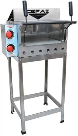 Forno de Pizza a Gás Cefaz Refratário com Grill Infravermelho Frgc-02