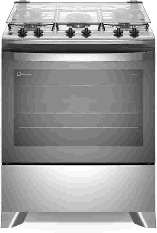 Fogão Electrolux 5 bocas Efficient com PerfectCook Cinza FE5IC - Bivolt