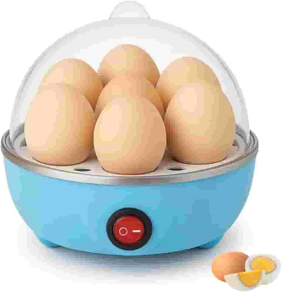 Cozedor de Ovos Elétrico 220V de Cozinha a Vapor (Azul)