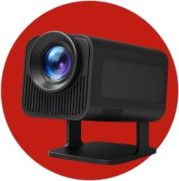 Projetor Portátil Hy320 Grande Full Hd 1080p Smart Wifi 4k Preto– Cinema em Casa, Imagem Nítida e Conectividade Avançada