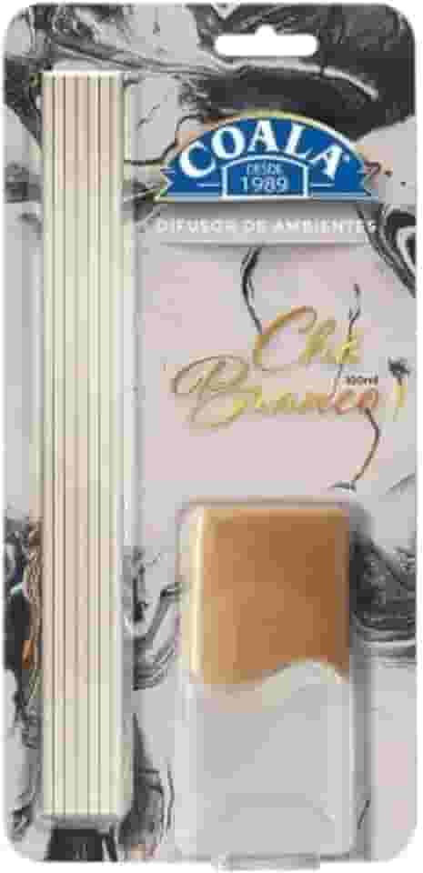 Difusor de Aromas Chá Branco Com Varetas 100ml Fragrância Floral Cítrica Longa Duração Aromatizar Aromatizante Ambientes Sofisticação Óleos Essenciais