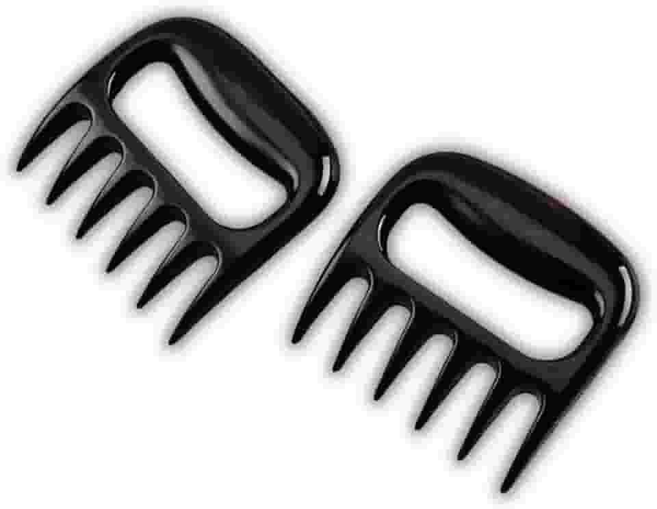Garra de Urso para Churrasco em Aço Inox – Kit com 2 Peças | Desfiador de Carnes Premium com Pegada Ergonômica e Alta Resistência ao Calor