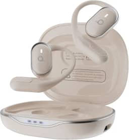 Fone De Ouvido Bluetooth Esportes, Basike T6, IPX5/OWS Fone de Ouvido Estéreo Hi-Fi, Suporta Chamadas de Voz, 60 Horas em Standby Para Corrida e Exercícios ao Ar Livre (Branco)