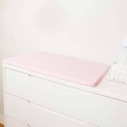 Trocador de Fraldas Para Cômoda Slim Impermeável 66x44cm Atóxico Lavável e Resistente Rosa