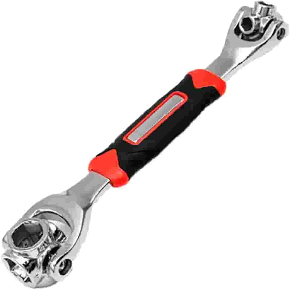 Chave De Boca Mágica Soquete Universal Combinada Multifuncional 48 Funções Em 1 Com Cabeça Giratória 360º Conjunto De Chaves De Torque E Catraca Ferramenta Multiuso Reparo De Casa E Carro LINHA PREMIUM DUPIN