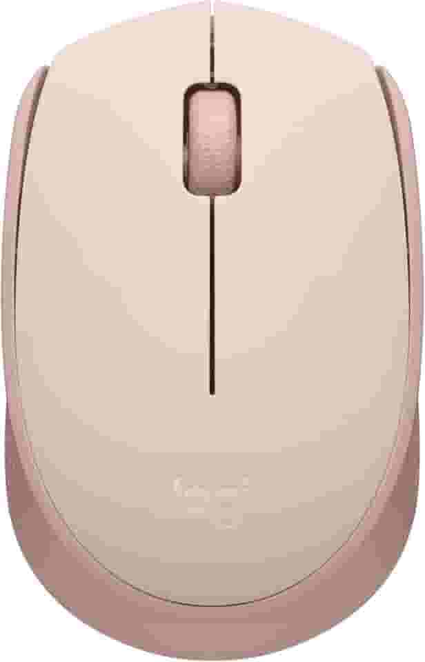 Mouse sem fio Logitech M170 com Design Ambidestro Compacto, Conexão USB e Pilha Inclusa - Rosa
