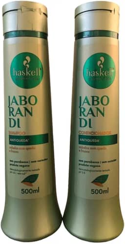 Kit Haskell Jaborandi Shampoo 500ml + Condicionador 500ml