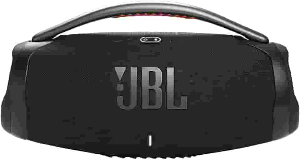 JBL, Caixa de Som, Boombox 3 Wi-Fi, Bluetooth, Dolby Atmos, À Prova d'água e Poeira - Preto