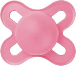 MAM Baby 1 Chupeta Original Start Com Bico Simétrico de Silicone SkinSoft para Crianças 0-2 Meses Com Caixa Esterilizadora, Rosa