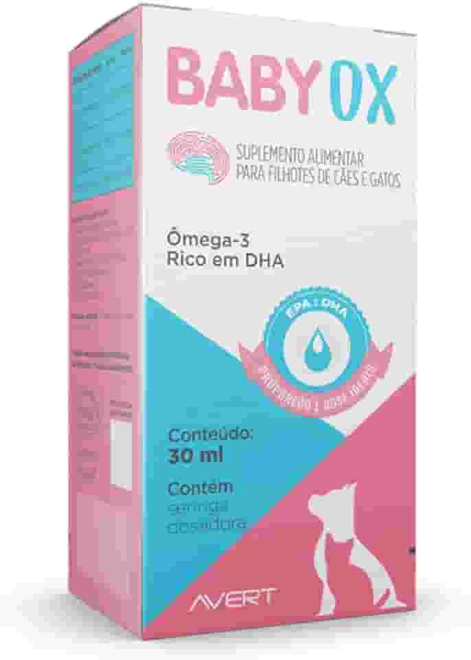 BabyOX Suplemento Alimentar para Filhotes de Cães e Gatos 30 ml