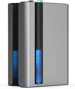 desumidificador de ar,Filtros reutilizáveis, 2400 ML, Com mangueira de drenagem, Luzes de atmosfera coloridas, adequado para salas de estar, armários, banheiros, porões, trailers