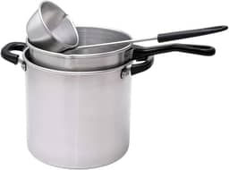 Kit Panela Banho Maria 3 peças em Alumínio Velas Artesanais