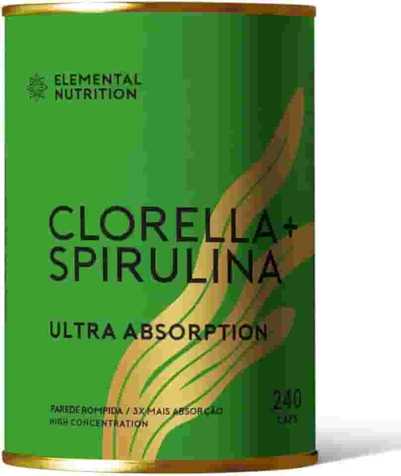 Clorella & Spirulina Elemental Nutrition - 240 capsulas