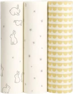 Cueiro Flanelado Dupla Face 80x80cm 100% Algodão Unissex – Macio, Estampado, Confortável p/Bebê Recém-Nascido