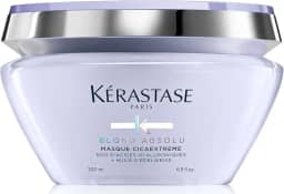Kérastase Máscara Blond Absolu Masque Cicaextreme, Cabelos loiros, descoloridos, Hidratação, restauração, Ácido Hialurônico, Flor de Edelweiss, 200 ml