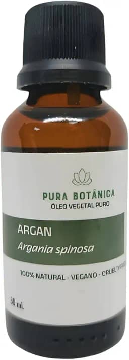 Óleo Vegetal de Argan 100% Puro e Natural, Massagem, Aromaterapia, Cabelo Pura Botânica