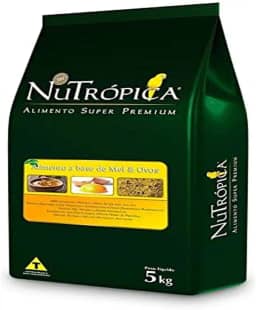 Ração Farinhada Mel e Ovos 5kg Nutrópica