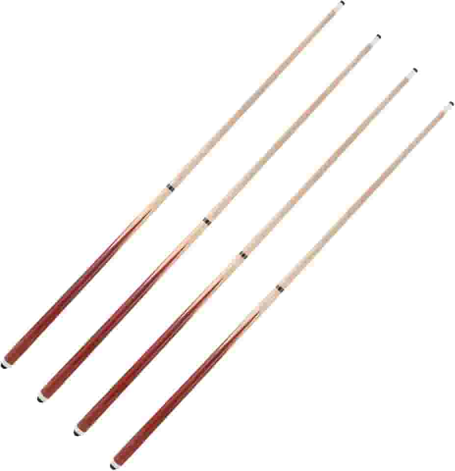 58 2 peças de taco de sinuca com cor café e ponta de couro de 13 mm peso 567 g (conjunto de 147 cm/conjunto de 4/conjunto de 6)