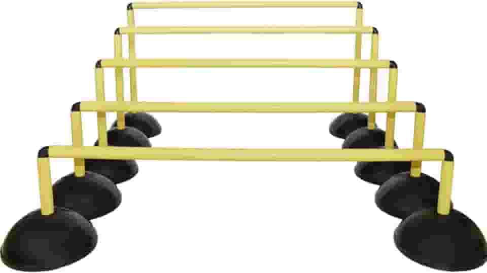 Kit com 5 Barreiras de Agilidade para Treinamento Funcional – Obstáculos para Circuito, Velocidade e Coordenação