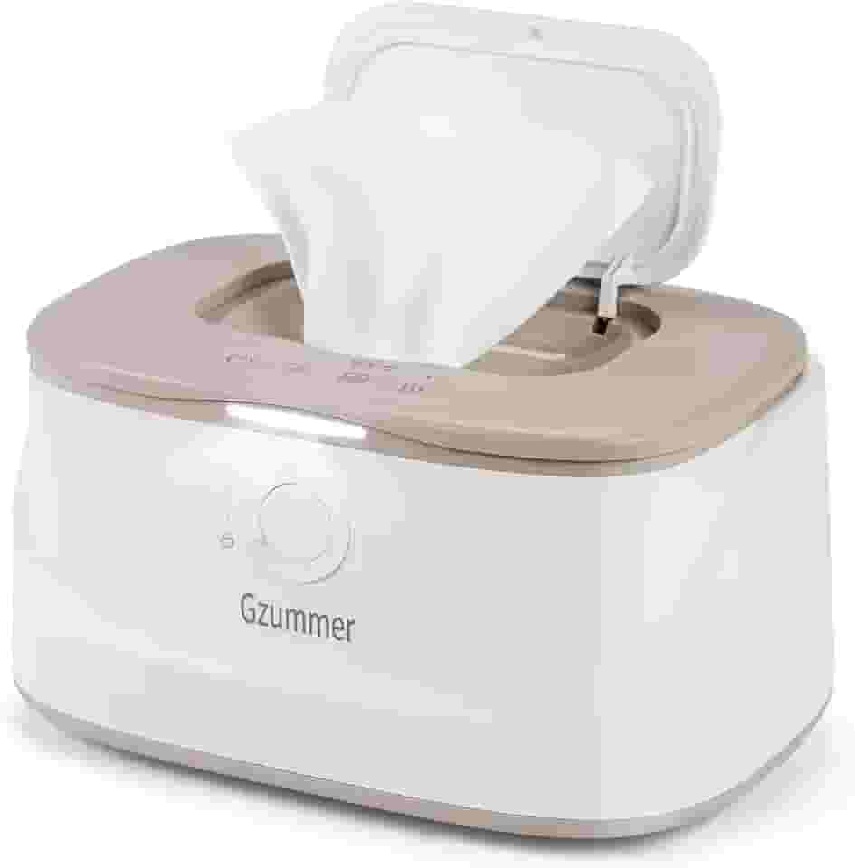 Gzummer Aquecedor de Lenços Umedecidos para Bebês, Aquecedor de Lenços Umedecidos E Dispensador de Lenços Umedecidos para Bebês, Aquecedor de Lenços Umedecidos de Grande Capacidade com 3 Controles De