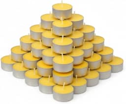 Kit 20 Velas de Citronela Repelente Natural Duração 7 Horas para Ambientes Internos e Externos