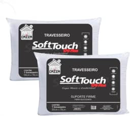 2 Travesseiro 50x70cm Lavavel Anti ácaro 100% Fibra Siliconada Firme