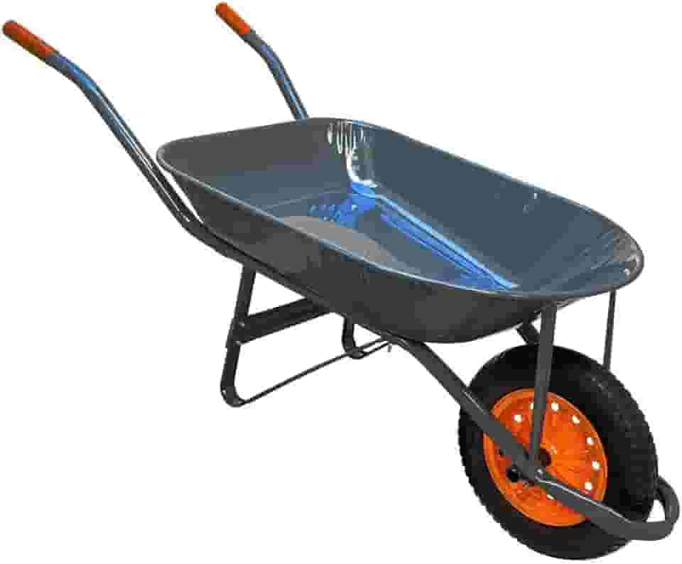 Carrinho de Mão em Aço Carbono Pneu e Câmara Chapa 26mm 60L