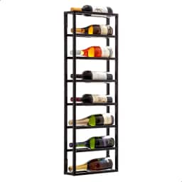 Adega Suspensa 8 Garrafas Vertical Industrial Moderna