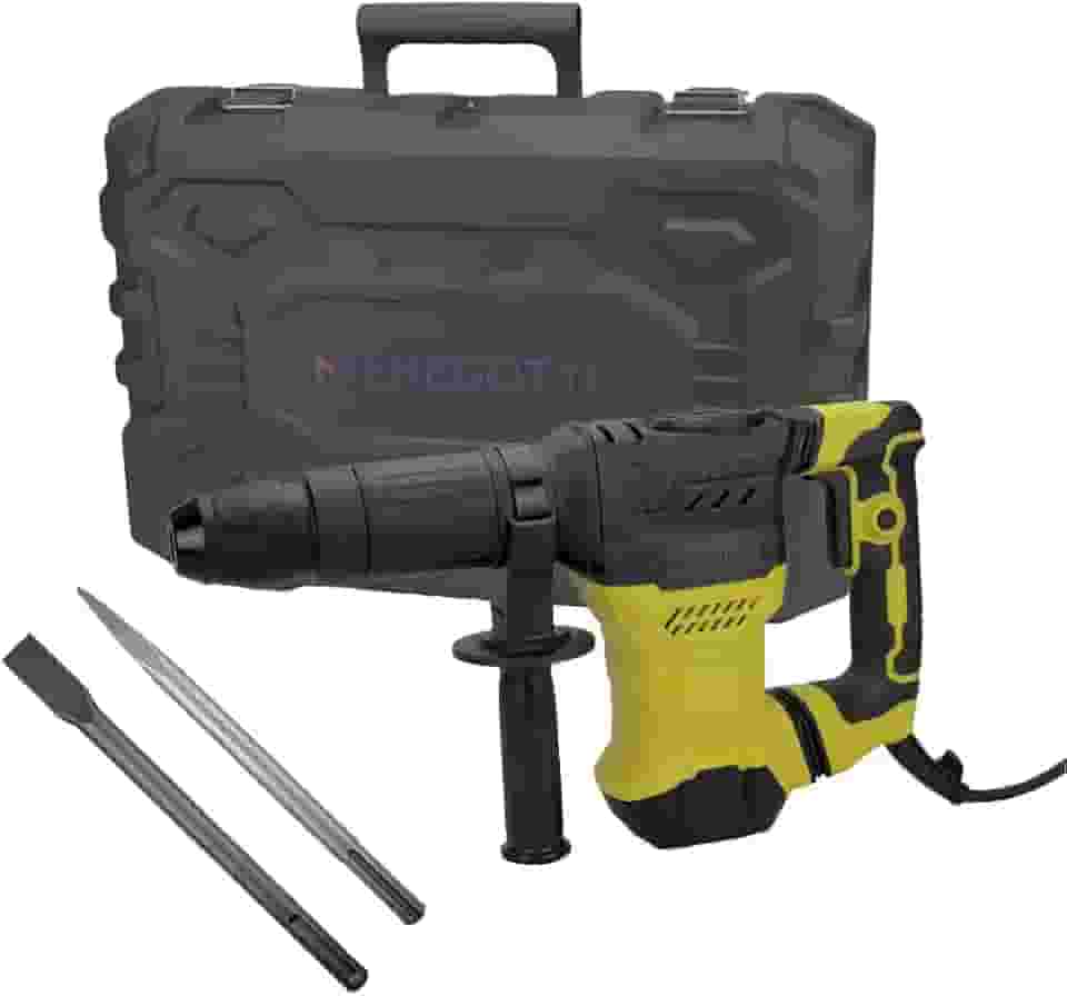 Martelete Rompedor Menegotti MMR 1300W 127V 6Kg com SDS Max, 15J, Maleta, Ponteira e Talhadeira – Uso Profissional e Industrial