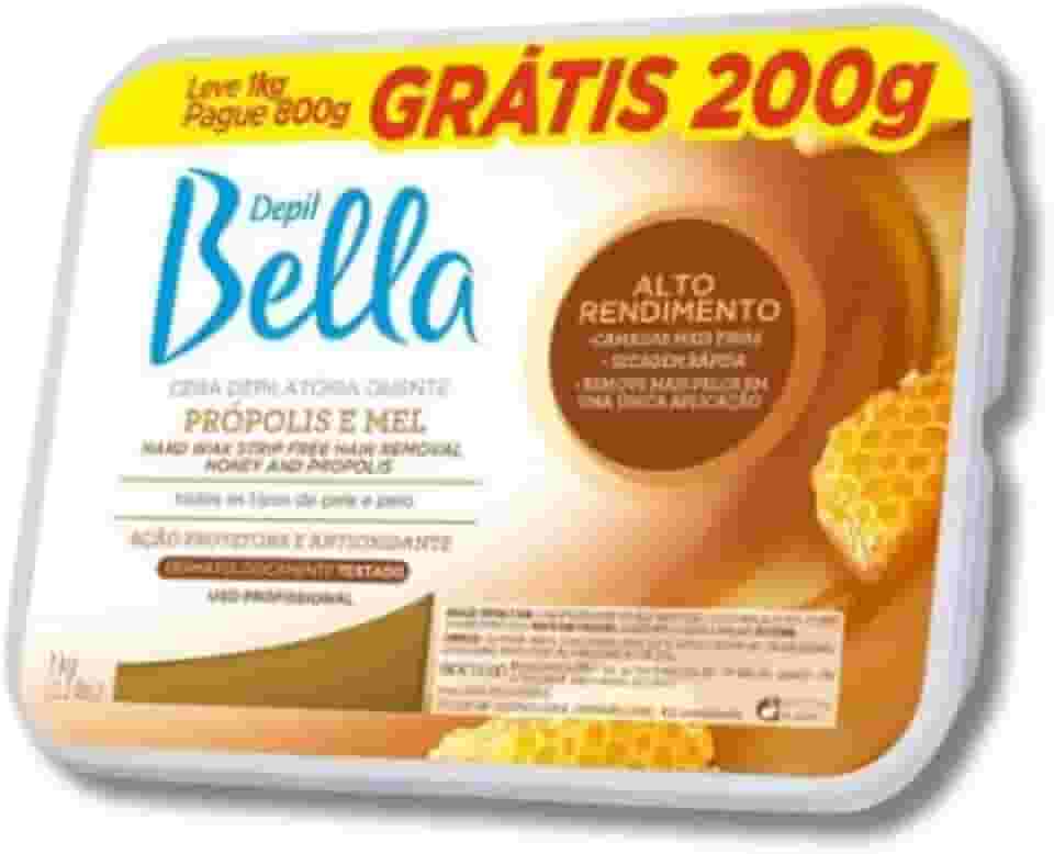 Depil Bella Cera Depilatória Quente Própolis 800g Grátis200g