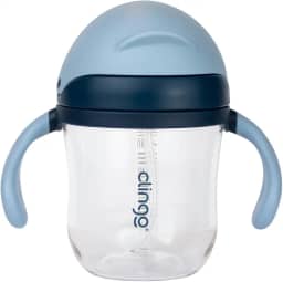 Clingo Copo Tritan Com Canudo Marinho