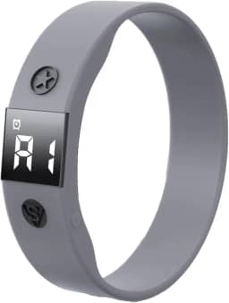 e-vibra Relógio despertador vibratório, resistente à água, pulseira despertadora silenciosa, lembrete, com 8 alarmes diários