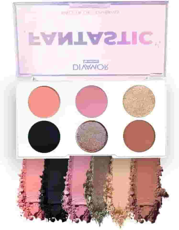 Divamor, Paleta de Sombras Divamor Fantastic 2 Tons Neutros e Intensos