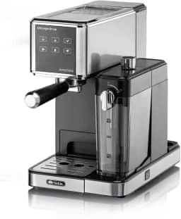 Ariete 1397, Máquina de Café Expresso Ametista, espumador de leite, compatível com café moído e saches - 127V