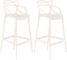Loft7, Kit 2 banquetas altas bancada cozinha Masters Allegra