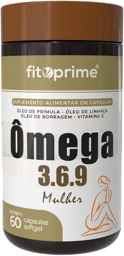 Ômega 3.6.9 Mulher - Prímula, Linhaça e Borragem 60 Cápsulas