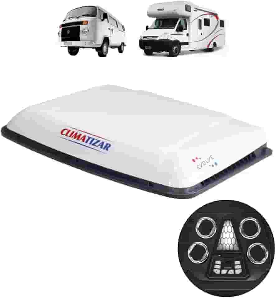 Climatizador de Ar Ônibus Kombi Trailer 12v Reservatório Interno Evolve - Climatizar