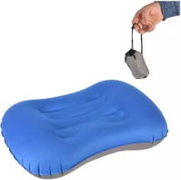 Travesseiro Inflável portátil Para Camping Viagem trekking Ultra Leve Compacto almofada