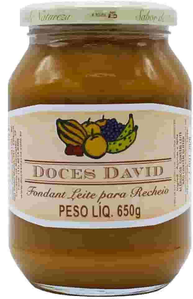 Fondant de Leite para Recheios Doces David 650g