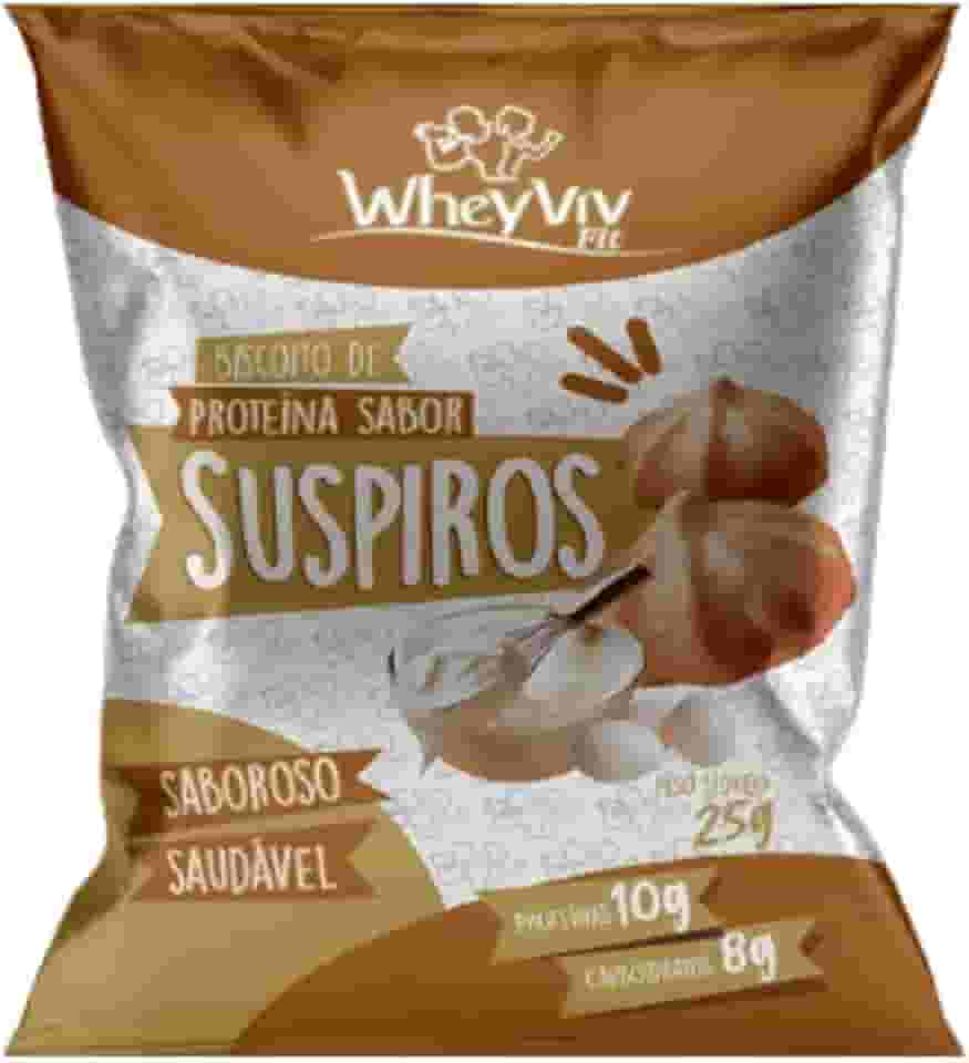 Biscoito de Proteína sabor Suspiro WheyViv Fit - 25g