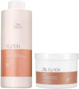 Kit Wella Fusion Intense Repair Shampoo 1 L e Máscara 500ml