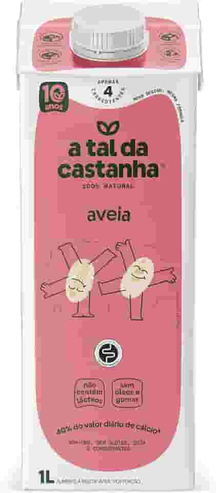 A Tal Da Castanha Bebida Vegetal Aveia sem Glúten, 1L