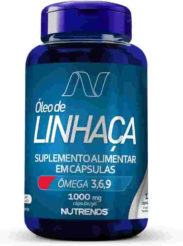 Nutrends Óleo De Linhaça 1000Mg 120 Cápsulas