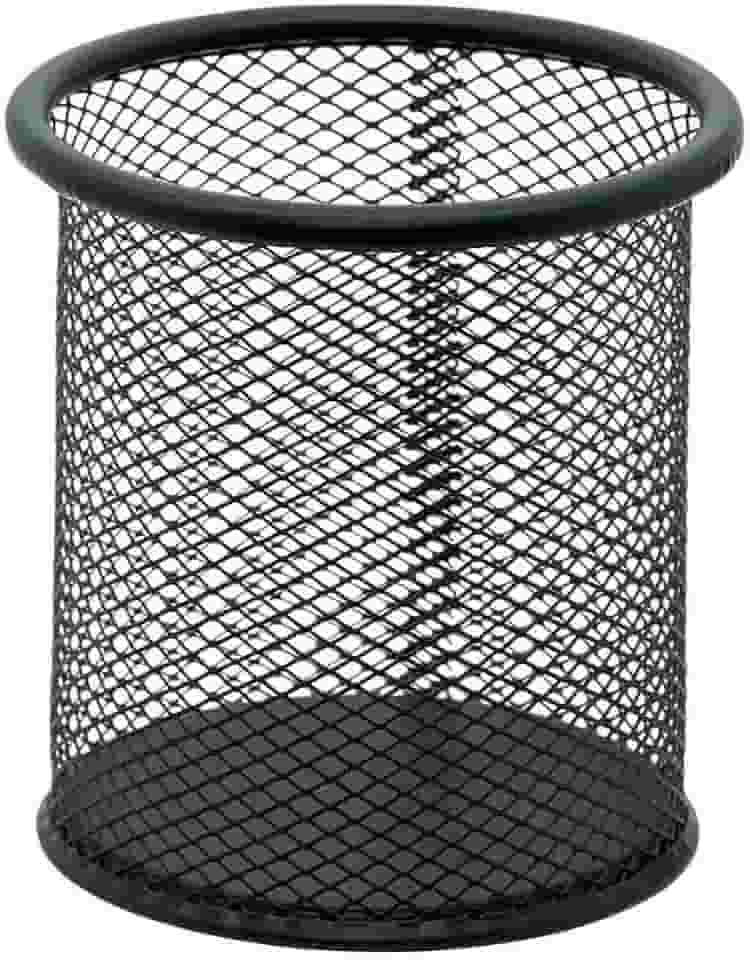 Organizador De Escritorio Aramado P/Caneta Redondo Pt - 100874